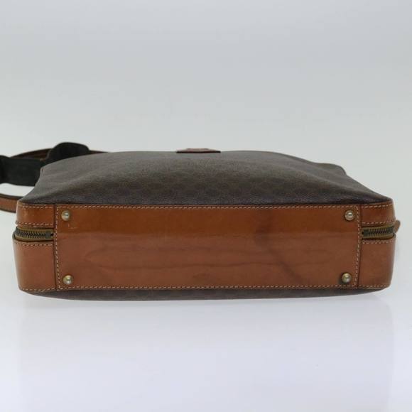 CELINE Macadam Canvas Hand Bag PVC 2way Brown Auth 66506 - Picture 8 of 16